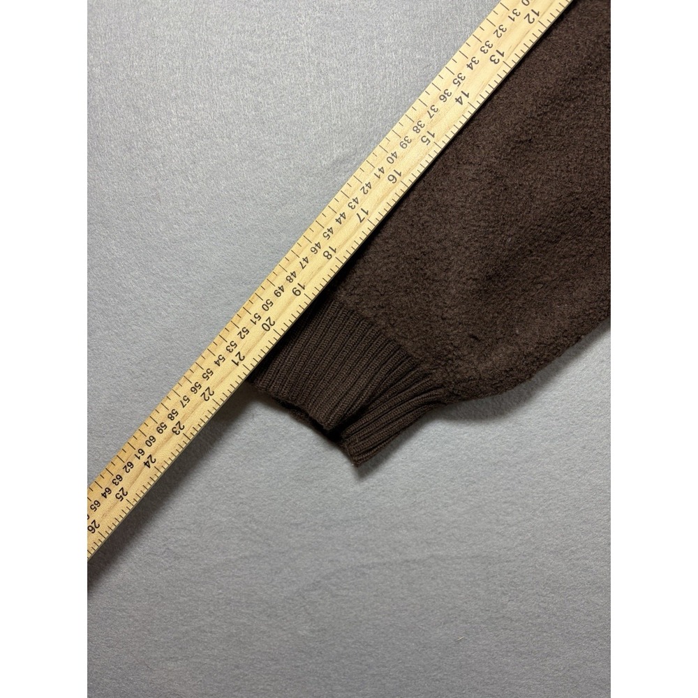 Reigning Champ Men's Brown Sweater  TEXTURED BOUCLE TURF WOOL  XXL  Cozy Lounge - Picture 5 of 7
